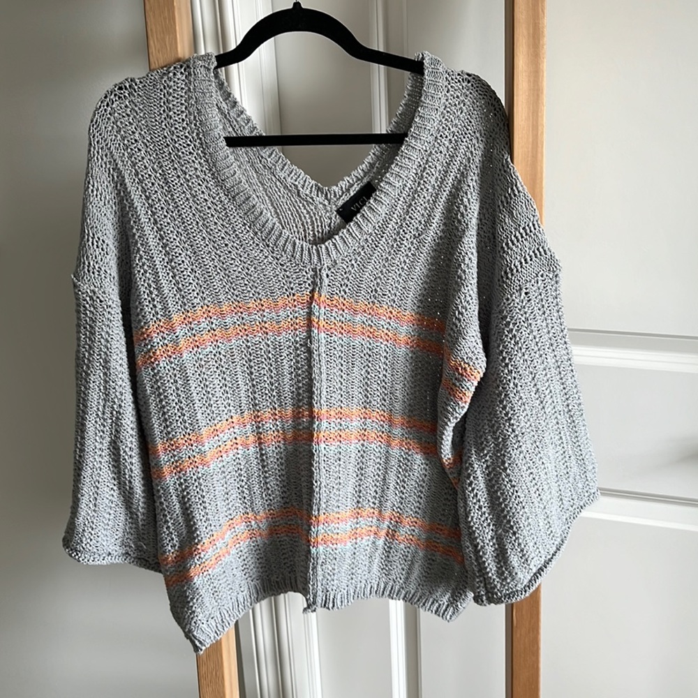 Striped Knit Sweater